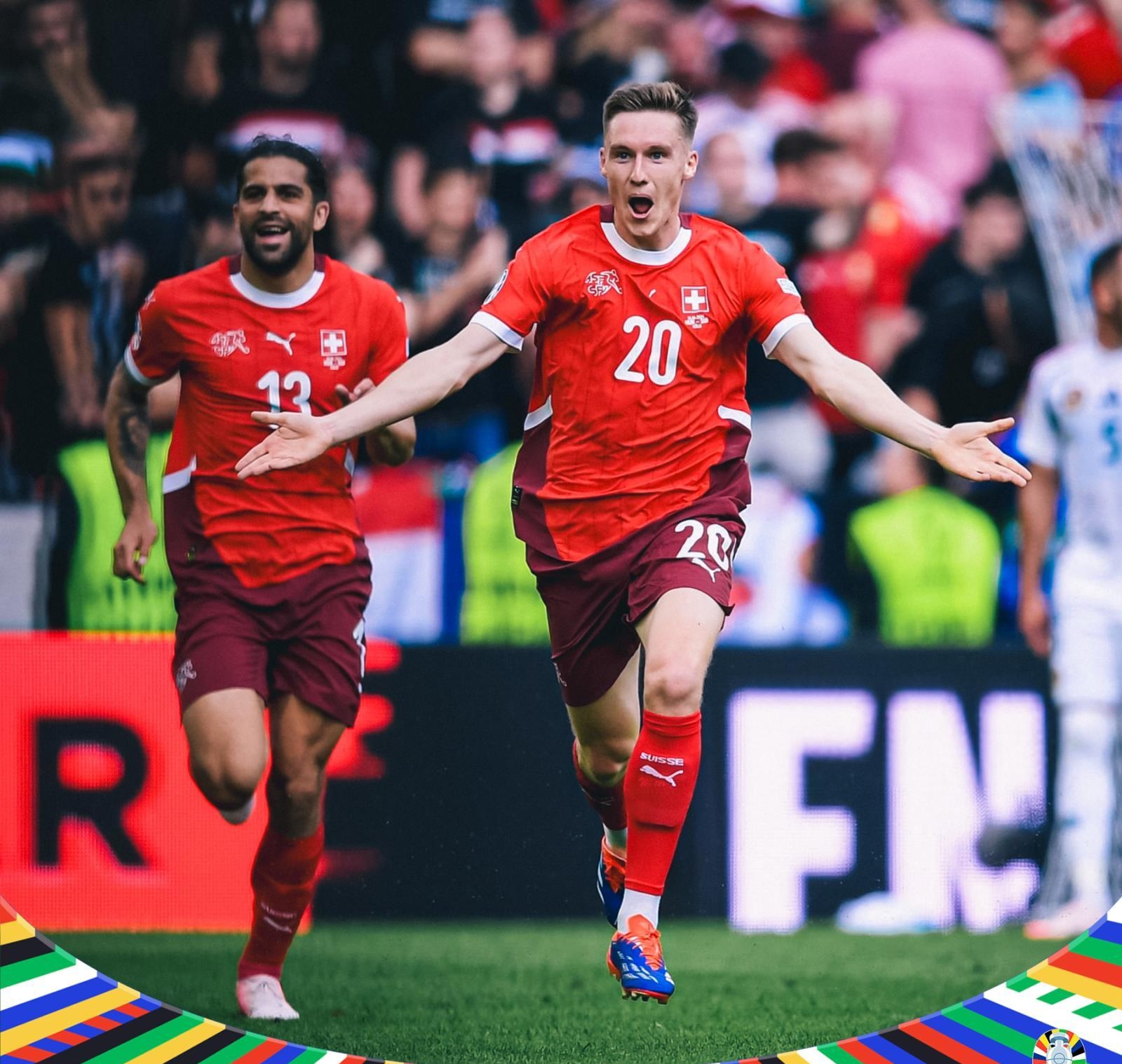 瑞士队豪取胜仗晋级欧洲杯半决赛